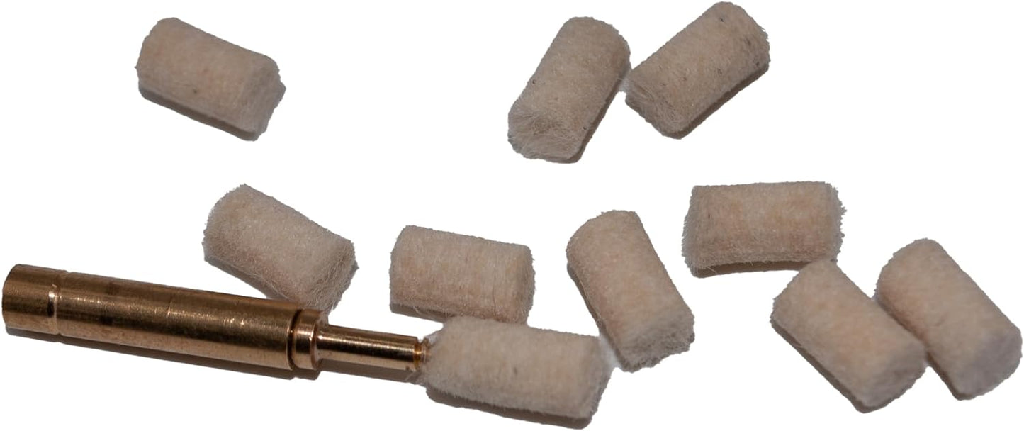 Flachberg Luftgewehr Luftpistole Filz Laufreiniger Adapter Putzstock 4.5mm Waffenpflege - Flachberg