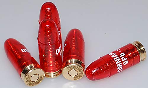 Flachberg Pufferpatrone 9mm Luger 5 Stück Kunststoff / Messing - Flachberg