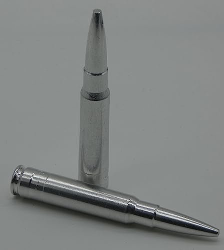 Flachberg Pufferpatrone Pufferpatronen Alu 8x57 JS Mauser K98 2 Stück (Silber) - Flachberg