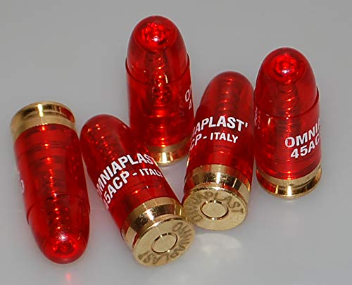 Flachberg Pufferpatronen Kaliber 45 ACP Kunststoff/Messing (5 Stück) Pufferpatrone (Mod1) - Flachberg