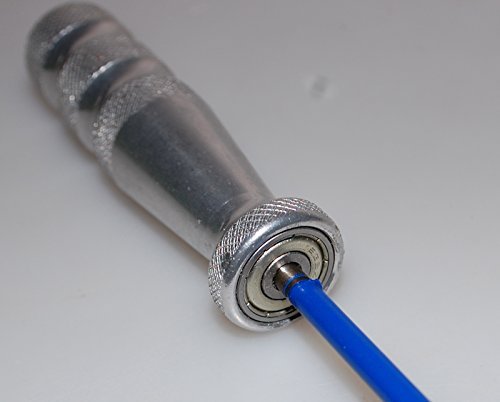 Flachberg Putzstock m. Kugellager f. Kurzwaffen Waffenreinigung Gewinde 1/8'' - 8/32 + Filz Laufreiniger Adapter + Patchhalter 1/8 Zoll - Flachberg