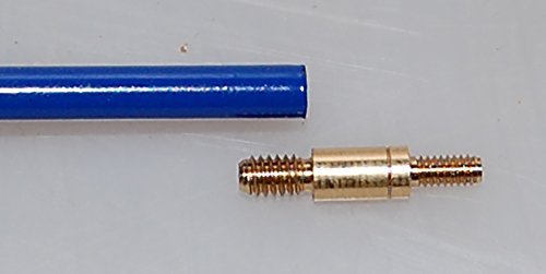 Flachberg Putzstock m. Kugellager f. Langwaffen Waffenreinigung Gewinde 1/8'' - 8/32 + Filz Laufreiniger Adapter + Patch Halter - Flachberg