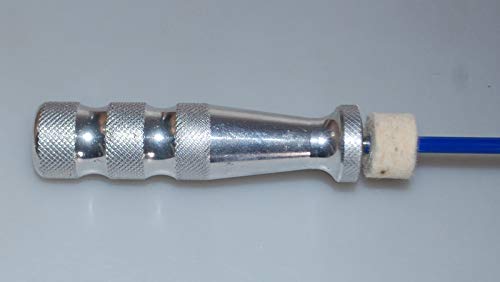 Flachberg Putzstock m. Kugellager f. Langwaffen Waffenreinigung Gewinde 1/8'' - 8/32 + Filz Laufreiniger Adapter + Patch Halter - Flachberg