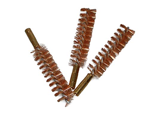 Flachberg Waffenreinigung Bronzebürste 45 ACP 44 mag Innengewinde 1/8'' 3 Stück Pistolen Pflege - Flachberg
