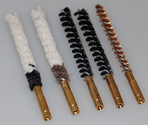 Flachberg Waffenreinigung Bürstenset 4.5 mm Innengewinde 1/8'' 5 Stück Luftgewehr Luftpistole - Flachberg