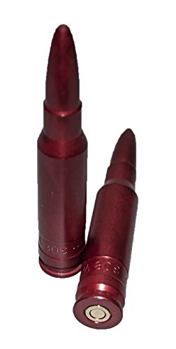 Flachberg 308 Pufferpatronen Alu Win. - 2 Stück (Rot) Pufferpatrone .308 Win - Flachberg