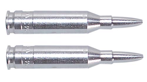 Flachberg Pufferpatrone Pufferpatronen Alu 243. - 2 Stück .243(Silber) - Flachberg