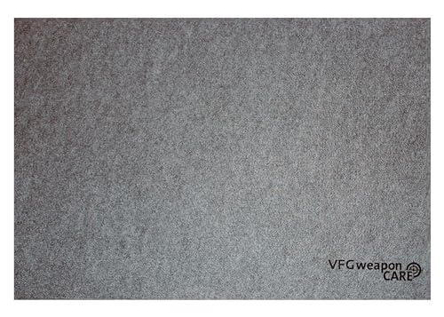 Flachberg VFG Waffenpflege Waffenreinigungsunterlage Filz grau, 45 x 30 x 0,3 cm Waffen Pistolen Kurzwaffen Unterlage - Flachberg