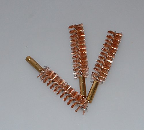 Flachberg Waffenreinigung Bronzebürste 45 ACP 44 mag Innengewinde 1/8'' 3 Stück Pistolen Pflege - Flachberg