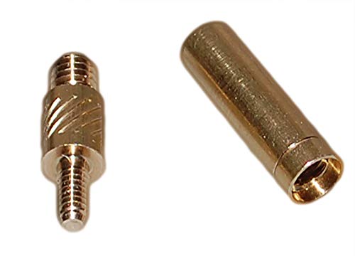 Flachberg Waffenreinigungsset Adapter M5 - 1/8 Zoll Laufreiniger Adapter für Putzstock mit 1/8 Zoll und M5 Gewinde Waffenpflege - Flachberg