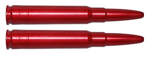 Pufferpatrone Pufferpatronen Alu 8x57 JS Mauser K98 2 Stück (Rot) 8mm - Flachberg